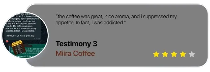 Miira-Coffee Testimony